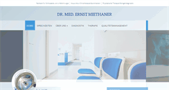 Desktop Screenshot of dr-miethaner.de
