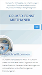 Mobile Screenshot of dr-miethaner.de